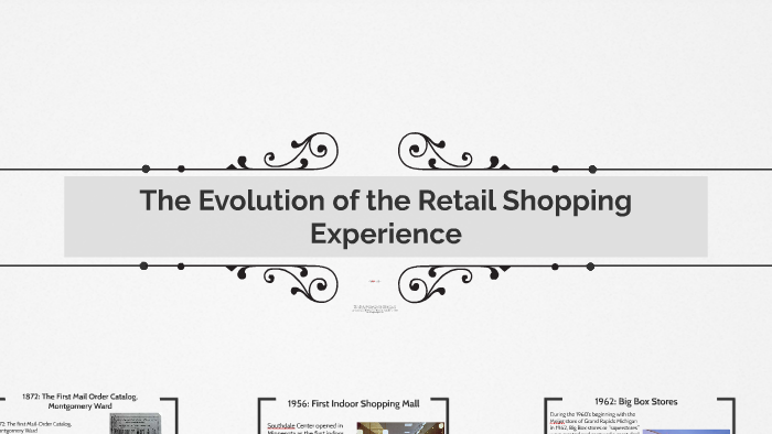 The evolution of retail store into an experience center
