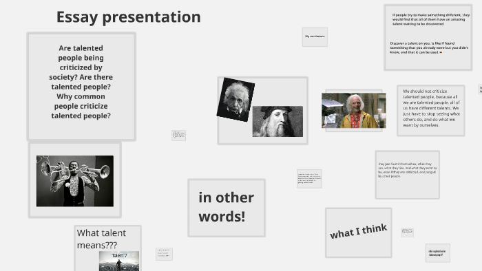 Talent essay examples image
