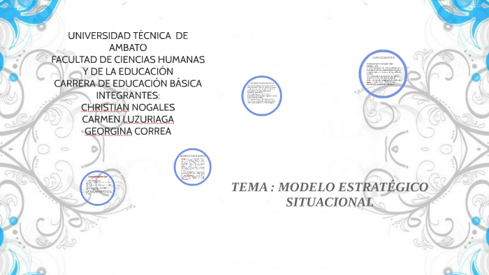 MODELO ESTRATÉGICO SITUACIONAL by Christian Nogales