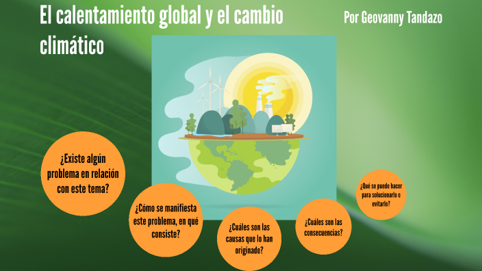El calentamiento global y el cambio climático by Geovanny Andres ...