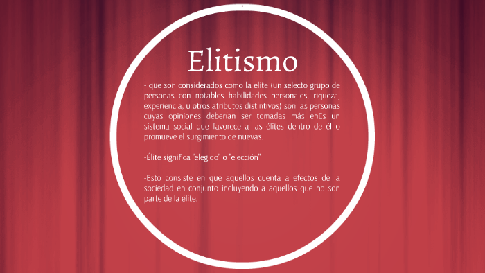El elitismo en las academias nacionales de danza by on Prezi