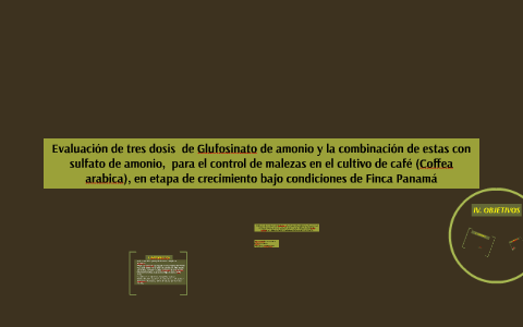 Evaluación de tres dosis de Glufosinato de amonio y la  
