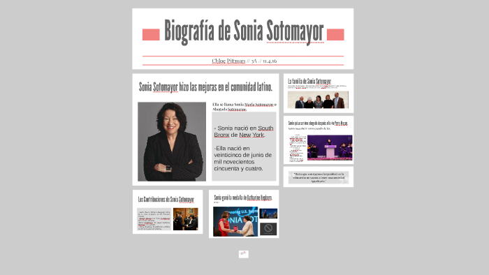 Biografía De Sonia Sotomayor By Chloe Pittman On Prezi