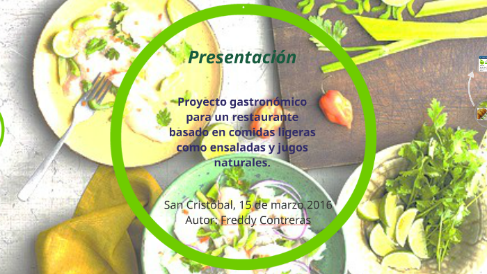 Presentación Proyecto Gastronómico by Freddy Contreras Alvarez