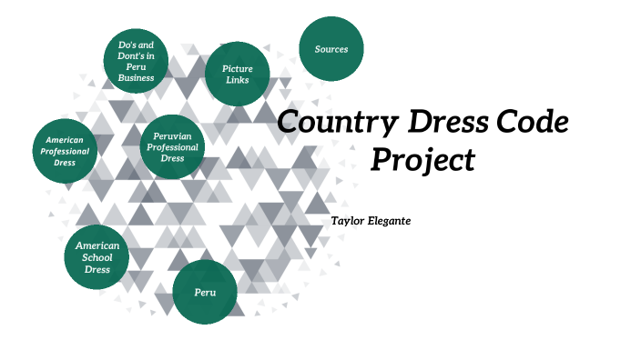 Country Dress Code Presentation by Taylor Elegante on Prezi