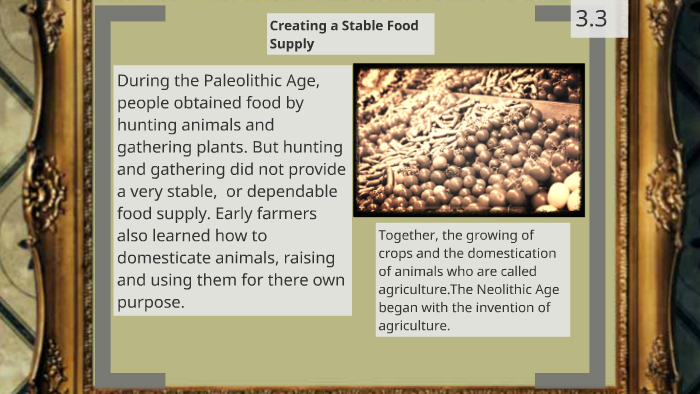 paleolithic food supply