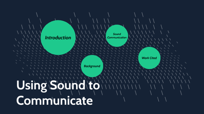 Using Sound to Communicate by Amandeep Singh on Prezi