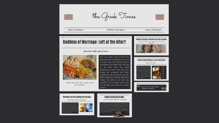 Greek Mythology by on Prezi