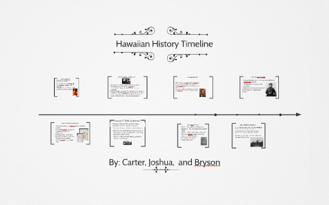 Hawaiian History Timeline By Carter Ogino On Prezi