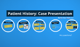 medical history presentation