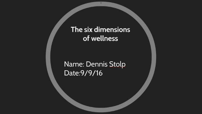 The Six Dimensions Of Wellness By Dennis Stolp On Prezi