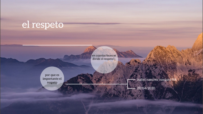 el respeto by isabel ramirez on Prezi