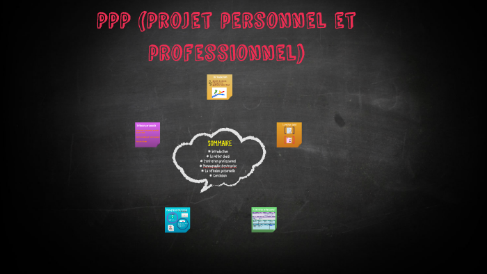 PPP (Projet personnel et professionnel by Camille DEBUYSERE