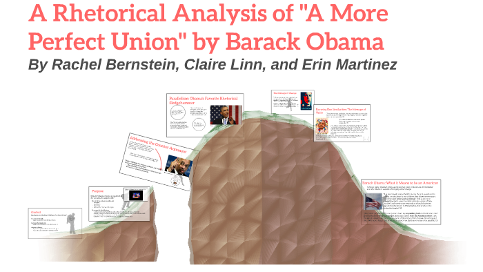 Rhetorical Analysis Of A More Perfect Union