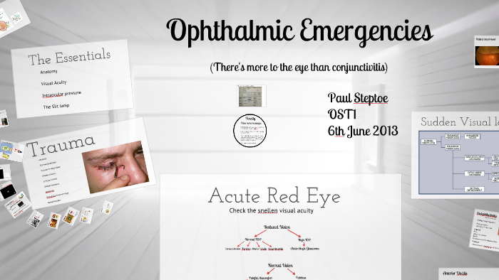 Ophthalmic Emergencies By Paul Steptoe