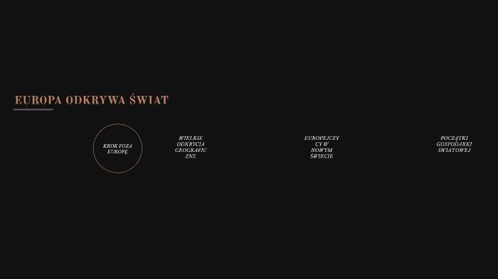 EUROPA ODKRYWA ŚWIAT by Mateusz Smyk on Prezi