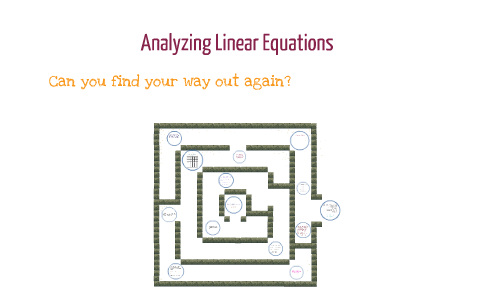Analyzing Linear Equations by Kathy Taylor on Prezi