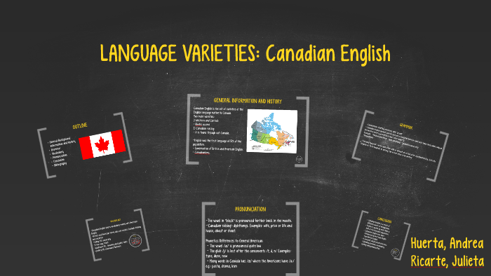Canadian English Examples