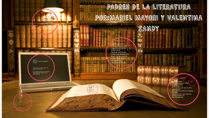 PADRES DE LA LITERATURA by Mariel Mayori on Prezi Next