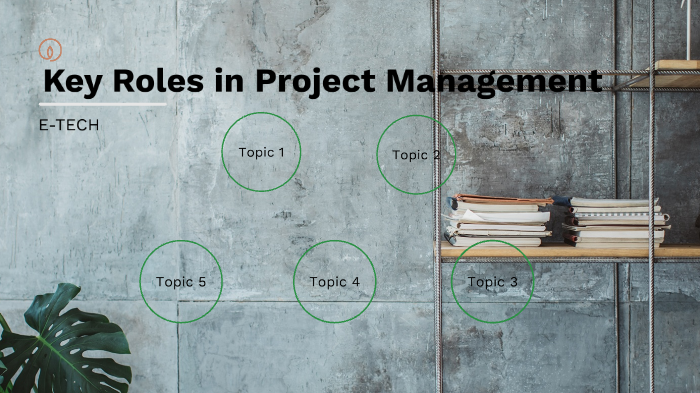 Key Role Key Roles in Project Management by Carl Stephen Cullar on Prezi
