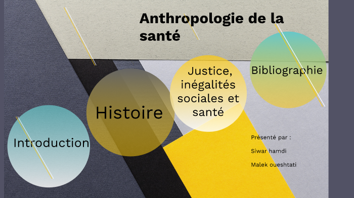 Anthropologie de la santé by siwar hamdi on Prezi