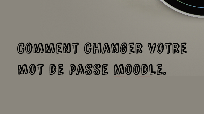 comment changer son mot de passe pronote