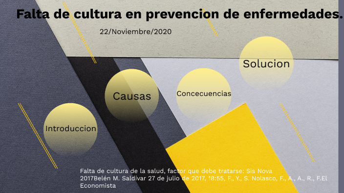 Falta de cultura en prevención contra enfermedades en México. by ...