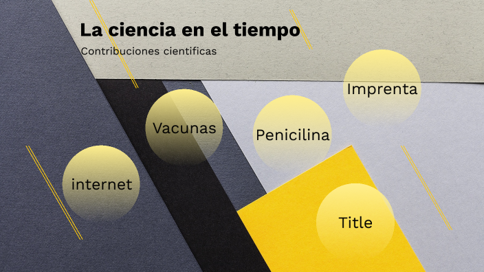La ciencia en el tiempo by cecilila hernandez on Prezi