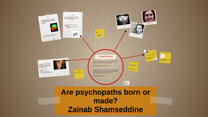 Are Psychopaths Born Or Made? By Zainab Shamseddine On Prezi