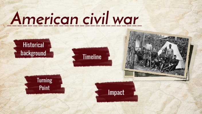 American civil war by M C on Prezi