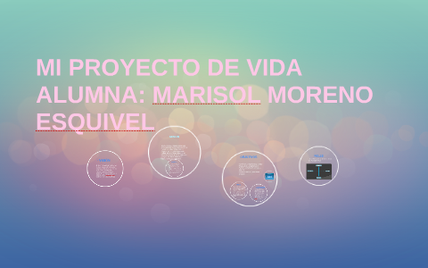 MI PROYECTO DE VIDA by Marisol Moreno Esquivel on Prezi