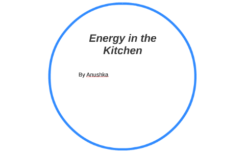 Energy In The Kitchen By Anushka R