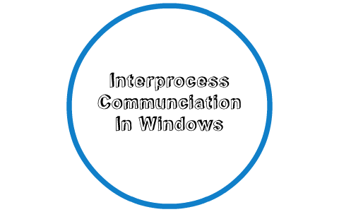 Inter-Process Communication in Windows by Thomas Ellsworth on Prezi