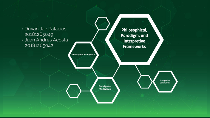 Philosophical, Paradigm, and Interpretive Frameworks by duvan jair ...
