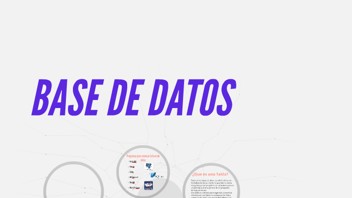 BASES DE DATOS by juliana barajas on Prezi