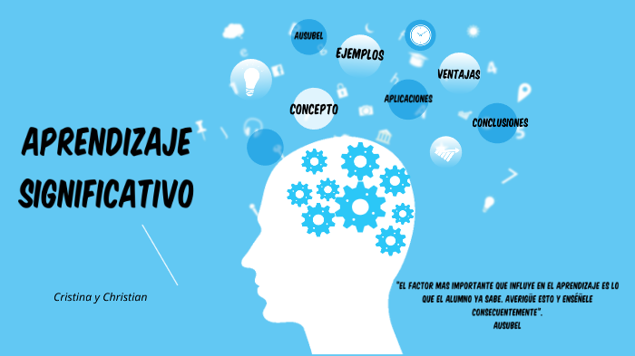 Aprendizaje significativo by Cristina Alonso on Prezi