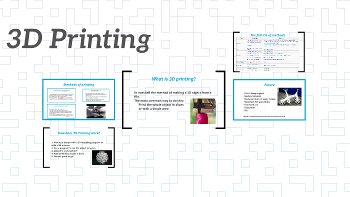 3D Printing by R. Robert on Prezi