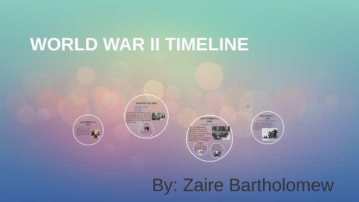 WORLD WAR II TIMELINE by Zarie Bartholomew on Prezi
