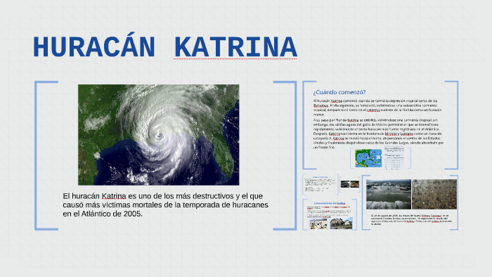 HURACÁN KATRINA by on Prezi
