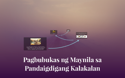 Pagbubukas ng Maynila sa Pandaigdigang Kalakalan by Denise Aguinaldo
