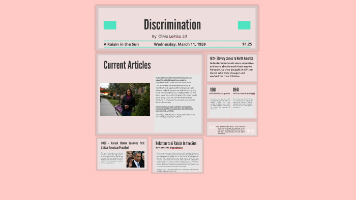 Discrimination by on Prezi