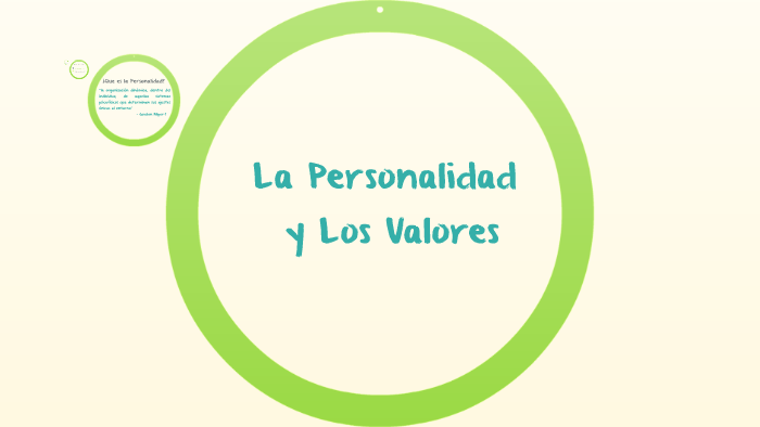 La Personalidad y Los Valores by Alissa Mercedes on Prezi