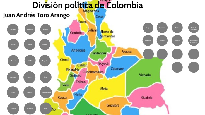 División Política De Colombia By Juan Andrés Toro Arango On Prezi 6933