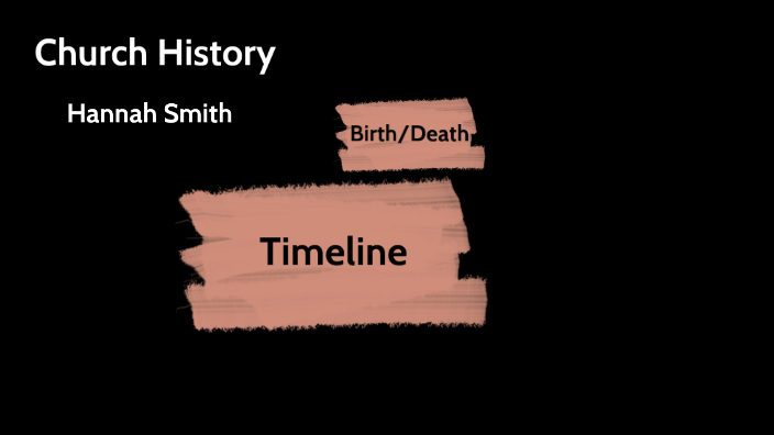 Church History Timeline by Hannah Smith on Prezi