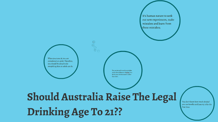 organisere håndjern større Should Australia Raise The Legal Drinking Age To 21?? by shanice govender