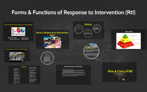 Forms & Functions of Response to Intervention (RtI) by Nanako Kaieda on ...