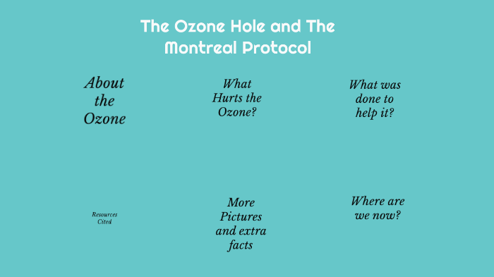 The Ozone Hole and The Montreal Protocol by Shane Kelly on Prezi