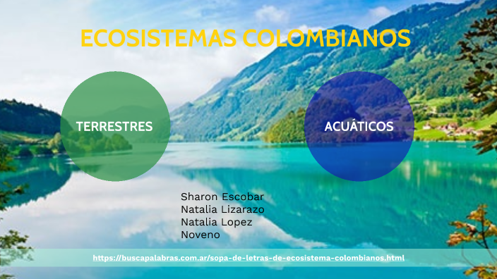 ECOSISTEMAS COLOMBIANOS by natalia lopez on Prezi