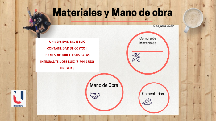 Control de costos de materiales y mano de obra by Anibal Ruiz on Prezi