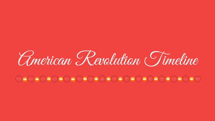 American Revolution Timeline by Aleisha W on Prezi
